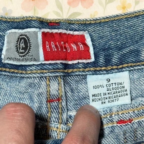 Vintage Arizona Jean Company Blue Cargo Shorts 9 - Picture 3 of 5